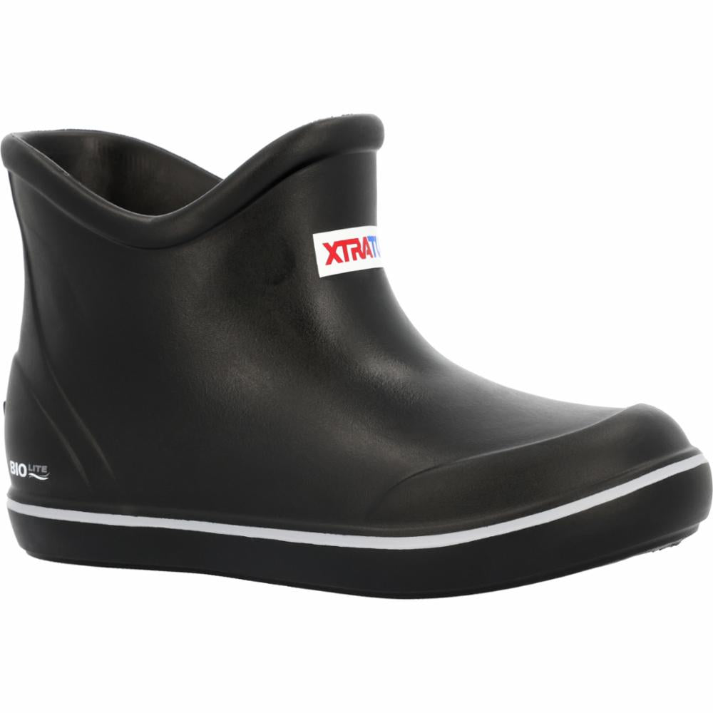 Xtratuf  Kids KIDS BIOLITE ANKLE DECK BOOT LITTLE BLACK