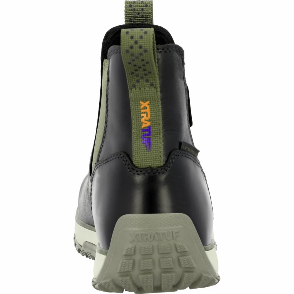 Xtratuf MENS ADB LEATHER PIRATE BLACK