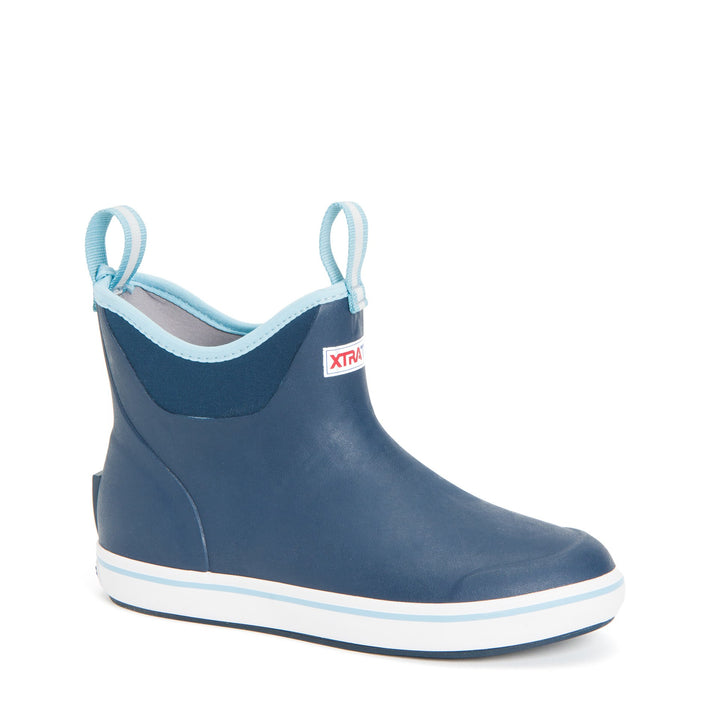 XTRATUF WOMEN'S 6" ANKLE DECK BOOT NAVY