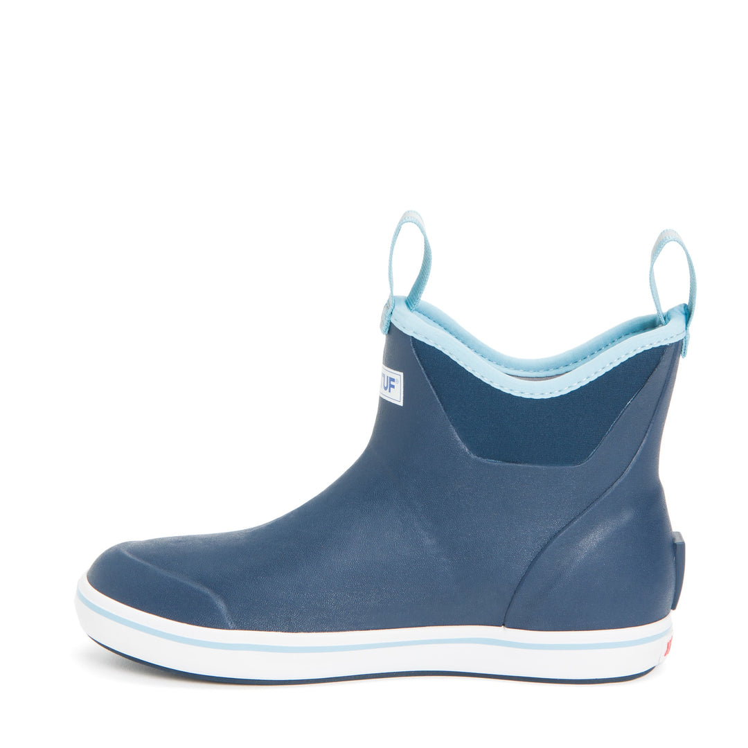 XTRATUF WOMEN'S 6" ANKLE DECK BOOT NAVY