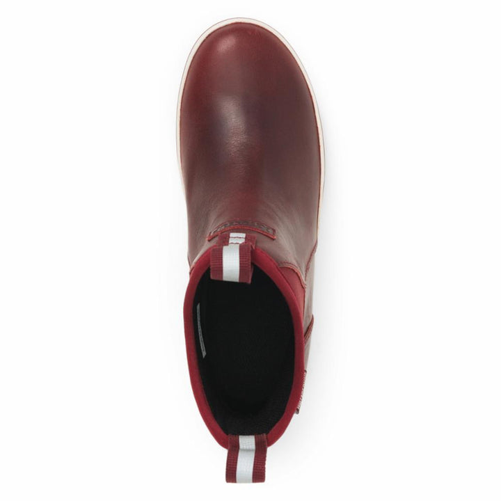 Xtratuf WOMEN'S 6 LEATHER ANKLE DECK BOOT CABERNET