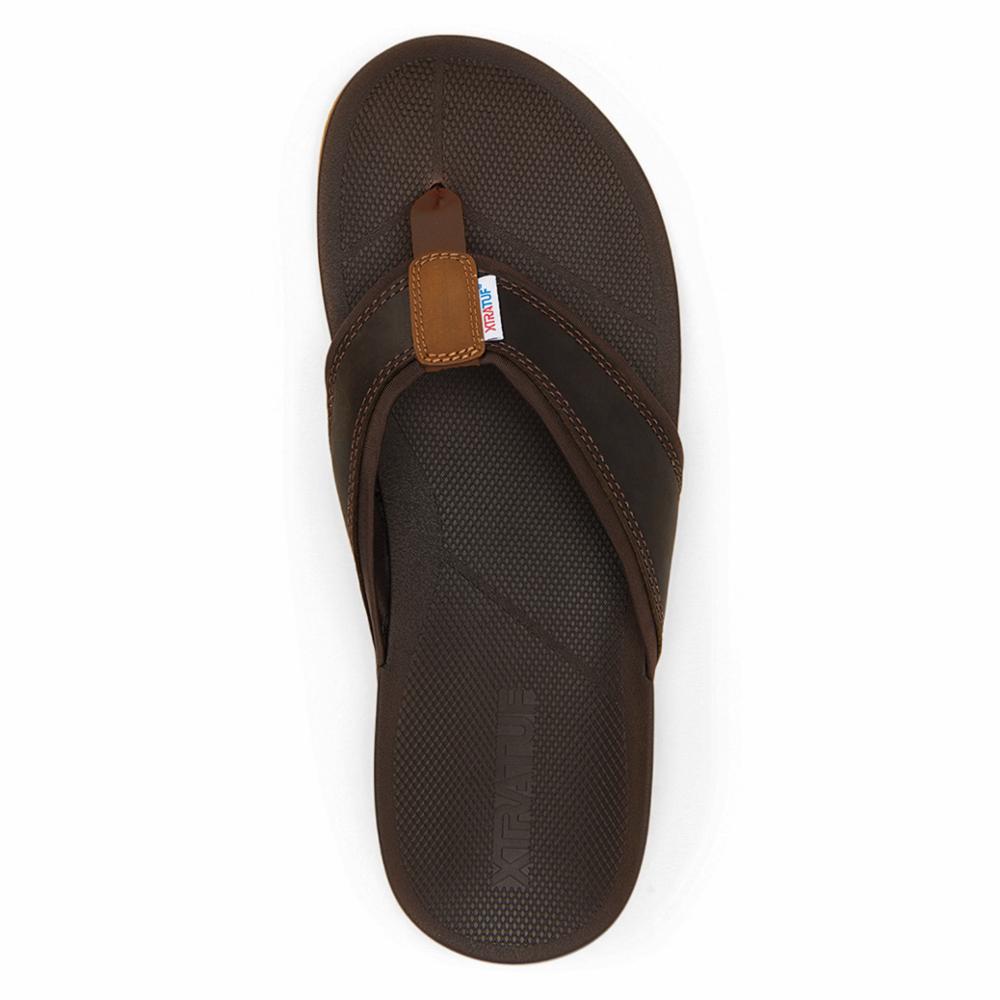 Xtratuf MENS AUNA SANDAL BROWN