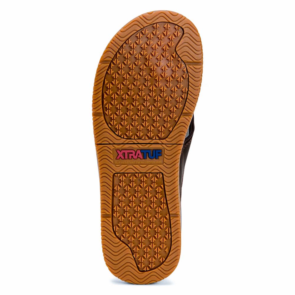 Xtratuf MENS AUNA SANDAL BROWN