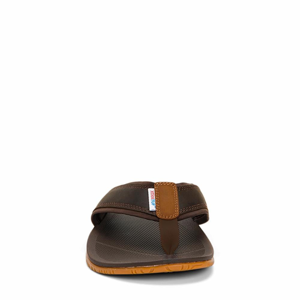 Xtratuf MENS AUNA SANDAL BROWN