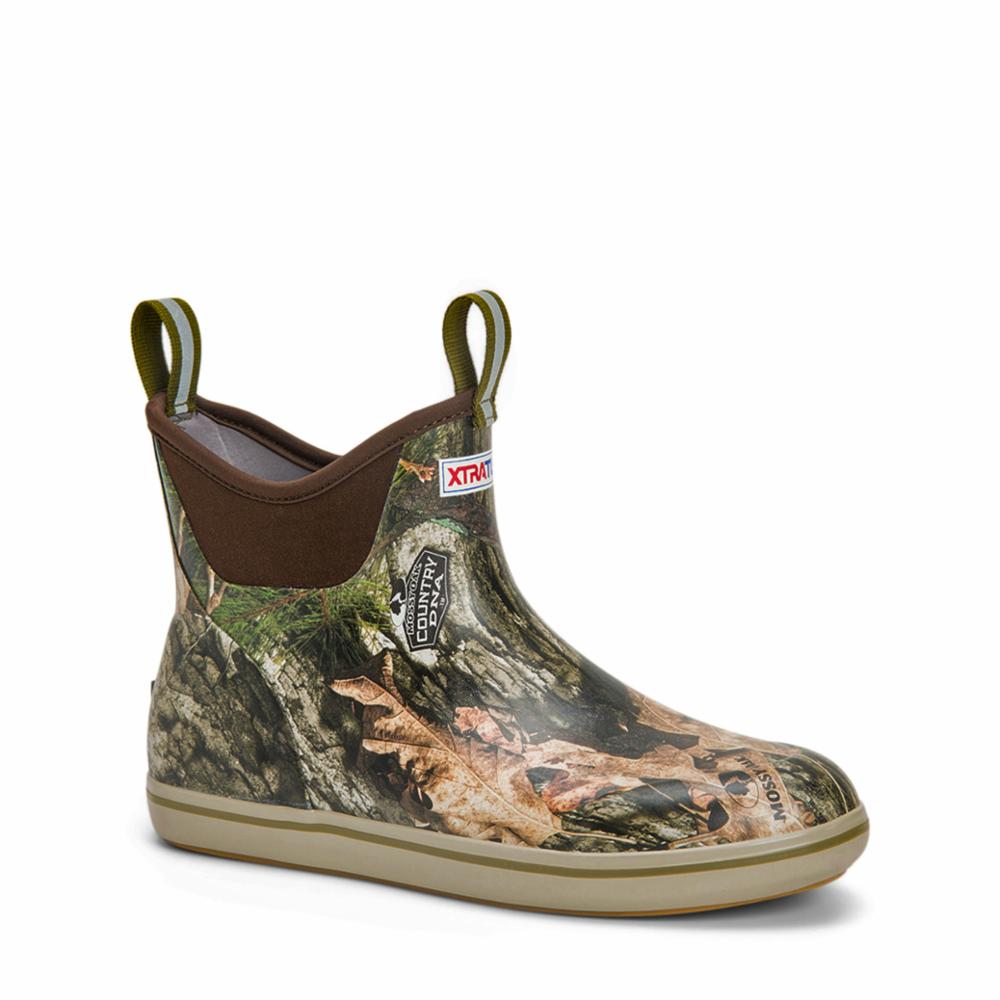 Xtratuf MENS 6 ANKLE DECK BOOT PRINT MOSSYOAKCOUNTRYDNA