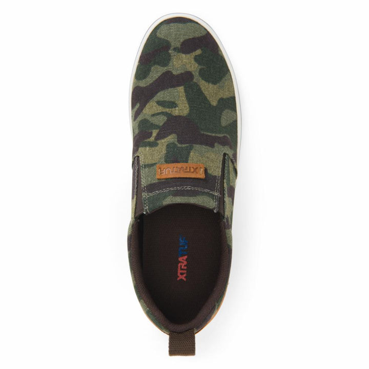 Xtratuf MEN'S CANVAS SHARKBYTE DECK SHOE CAMO