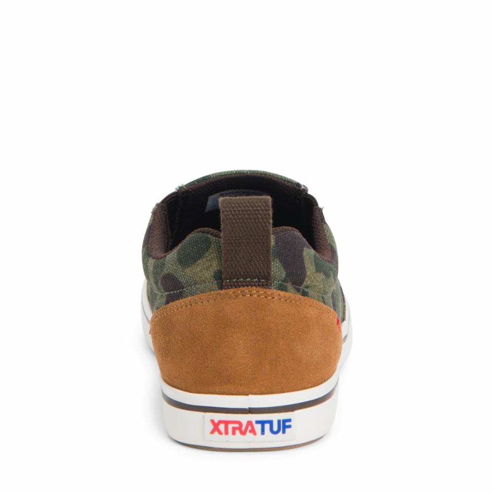 Xtratuf MEN'S CANVAS SHARKBYTE DECK SHOE CAMO