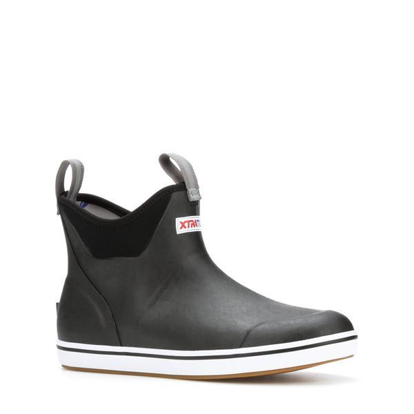 Xtratuf WOMENS 6 ANKLE DECK BOOT BLACK