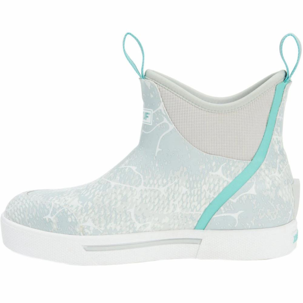 Xtratuf WOMENS WHEELHOUSE 6 ANKLE DECK BOOT BLUECOHOPRINT